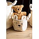 Καλάθι αποθήκευσης 25x20x20 cm teddy white