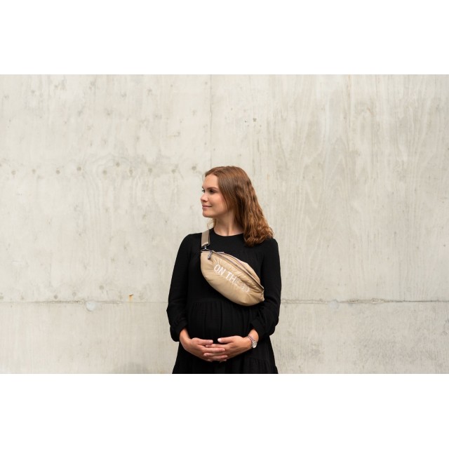 Τσάντα μπανάνας on the go hip bag - μπεζ sushlyak