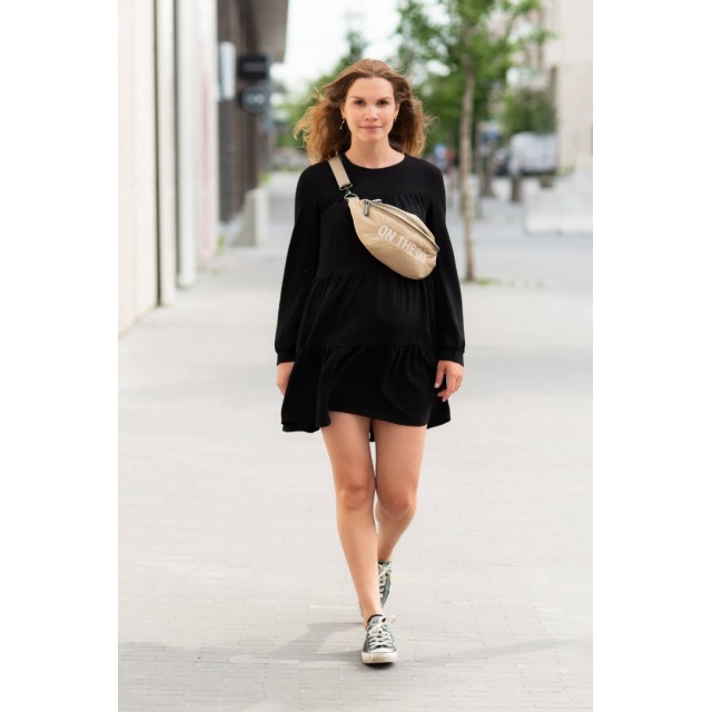 Τσάντα μπανάνας on the go hip bag - μπεζ sushlyak