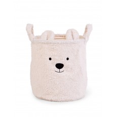 Καλάθι αποθήκευσης 30x30x30 cm teddy white