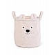 Καλάθι αποθήκευσης 30x30x30 cm teddy white