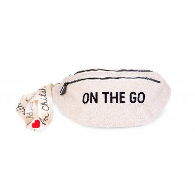 Τσάντα μπανάνας on the go hip bag - teddy white