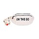 Τσάντα μπανάνας on the go hip bag - teddy white