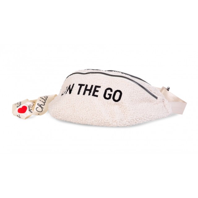Τσάντα μπανάνας on the go hip bag - teddy white