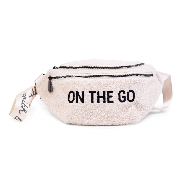 Τσάντα μπανάνας on the go hip bag - teddy white