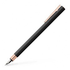 Στυλό Faber-Castell Neo, μαύρο-ροζ, EF
