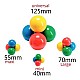 Έγχρωμες μπάλες Freeballs Maxi 55 Ф55mm - 8 τεμάχια