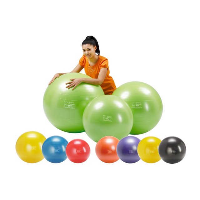Μπάλα γυμναστικής Gymnic Plus 75cmBRQ, κίτρινο