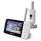 Ψηφιακή οθόνη βίντεο Philips Avent SCD953/26 με κάμερα Full HD με νυχτερινή όραση, ευρυγώνιο φακό 120°, έγχρωμη οθόνη LCD 4,3 ιντσών, σύνδεση με εφαρμογή για κινητά
