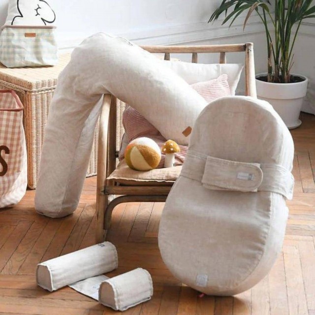 Βρεφική ανατομική φωλιά Cocoonababy Λευκό φυσικό