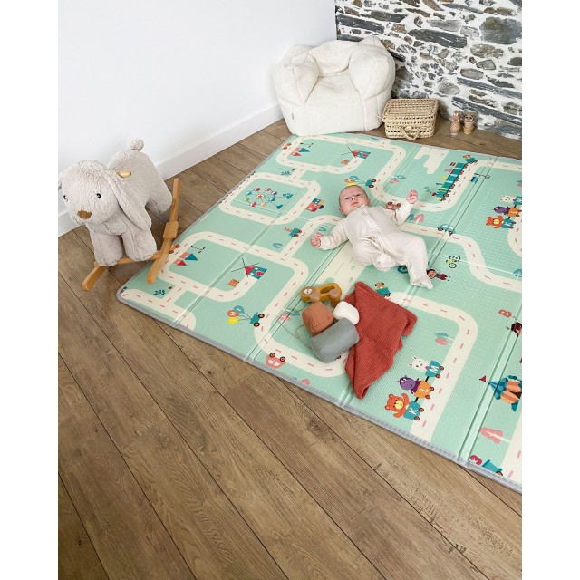 Tineo Car and Animal Play Mat