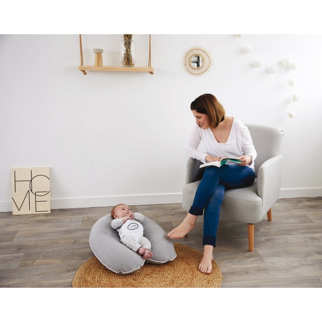 Multirelax Μαξιλάρι Μητρότητας και Θηλασμού 3 σε 1 Grey Candide