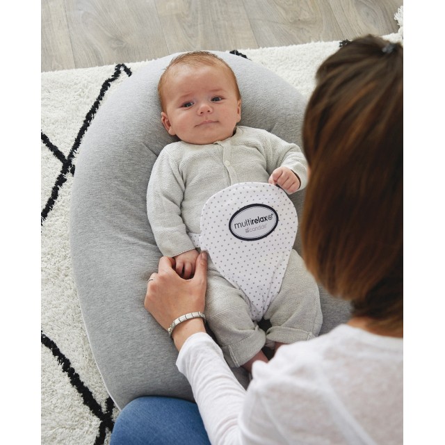 Multirelax Μαξιλάρι Μητρότητας και Θηλασμού 3 σε 1 Grey Candide