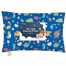 Παιδικό Εργονομικό Μαξιλάρι 33x46cm Blue Dinosaurs KeaBabies