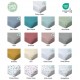 Комплект 2 Броя Чаршафи 60X120 См - Тропически/Бял Babycalin