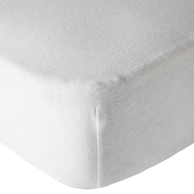 Σεντόνια 2 Τεμάχια 60Χ120Cm 100% Βαμβάκι Λευκό/Ροζ Babycalin