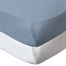 Σετ 2 Σεντόνια 60x120cm Μπλε-Λευκό Babycalin