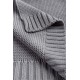 Κουβέρτα Bamboo And Cotton Γκρι 100x80cm