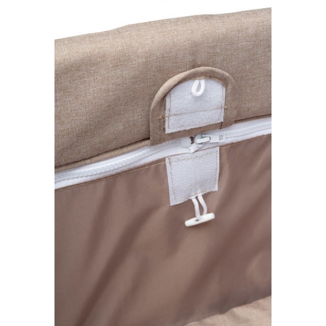 Πτυσσόμενη λεκάνη ταξιδίου 1 επιπέδου Basic Beige Caretero
