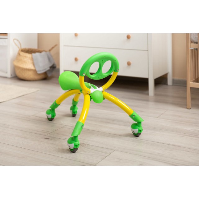Количка за яздене Beetle 2В1 Тип Бръмбър Зелен Caretero Toyz