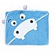 Hippo Bath Towel Water Friends Blue