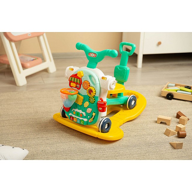 Мултифункционална Проходилка 5В1 Turquise Caretero Toyz