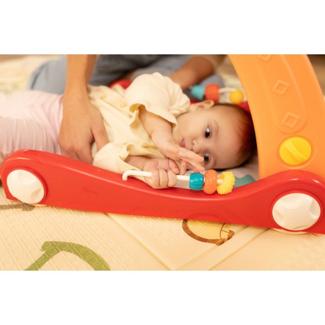 2В1 Проходилка С Музикална Подложка Синя Caretero Toyz