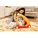 2В1 Проходилка С Музикална Подложка Розова Caretero Toyz