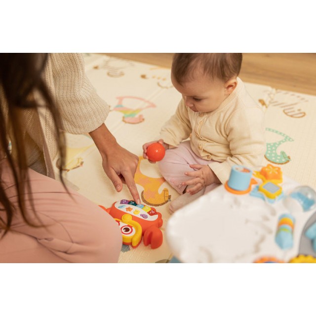 Многофункционална Постелка За Под Safari Caretero Toyz
