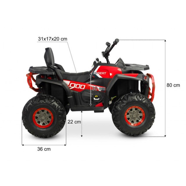 Αυτοκίνητο με μπαταρία Terra Black Caretero Toyz