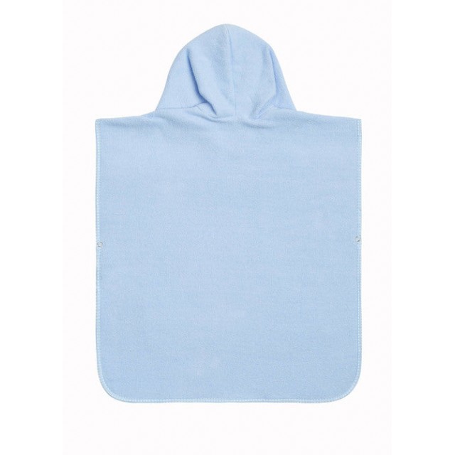 Μπλε Poncho Bath
