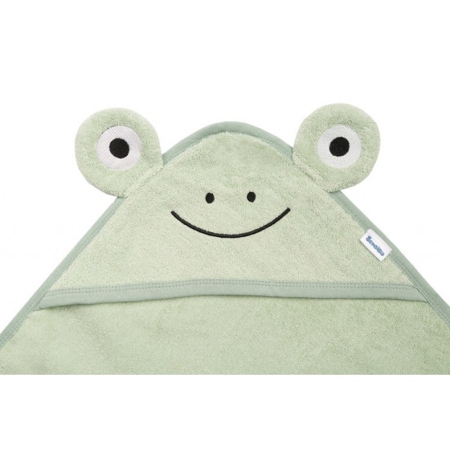 Πετσέτα μπάνιου Frog 90x90cm Πράσινη 100% Βαμβάκι