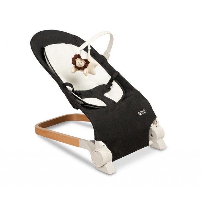 Chaise lounge Bouncer Pine Black Caretero