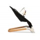 Chaise lounge Bouncer Pine Black Caretero