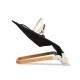 Chaise lounge Bouncer Pine Black Caretero