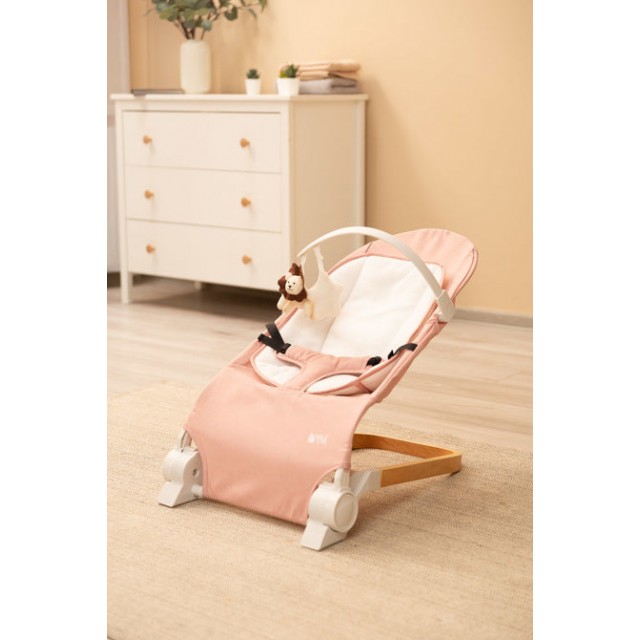 Lounger Bouncer Pine Pink Caretero