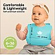 Силиконови Лигавници 2 Броя Син/Зелен Kea Babies