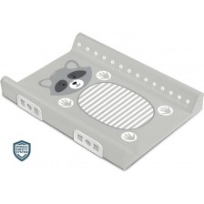 Πατάκι αλλαγής με σύστημα ασφαλείας Animals Raccoon Grey 70cm Sensillo