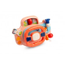 Εκπαιδευτικό Αγωνιστικό Τιμόνι Ροζ Caretero Toyz