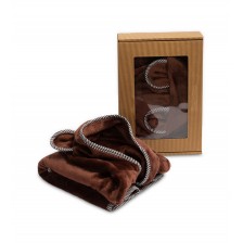 Κομψό Παιδικό Μπουρνούζι 1-2 ετών Teddy Bear Brown