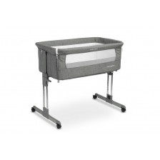 Παρκοκρέβατο Next To Me Sleep2Gether Graphite Caretero