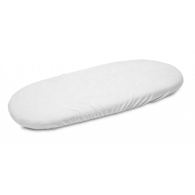 Βαμβακερό Σεντόνι για Καρότσι Πετσέτα 75X35cm Λευκό Sensillo