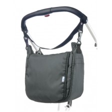 Τσάντα για παιδικό καρότσι Classic Graphite Caretero