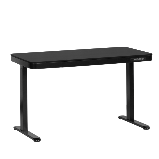 Εργονομικό ρυθμιζόμενο γραφείο Carmen CR-118 E - 150 cm - μαύρο