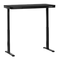 Εργονομικό ρυθμιζόμενο γραφείο Carmen CR-118 E - 150 cm - μαύρο