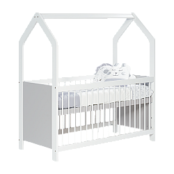 Ρυθμιζόμενη βρεφική κούνια WHITE HOUSE 70 x 140