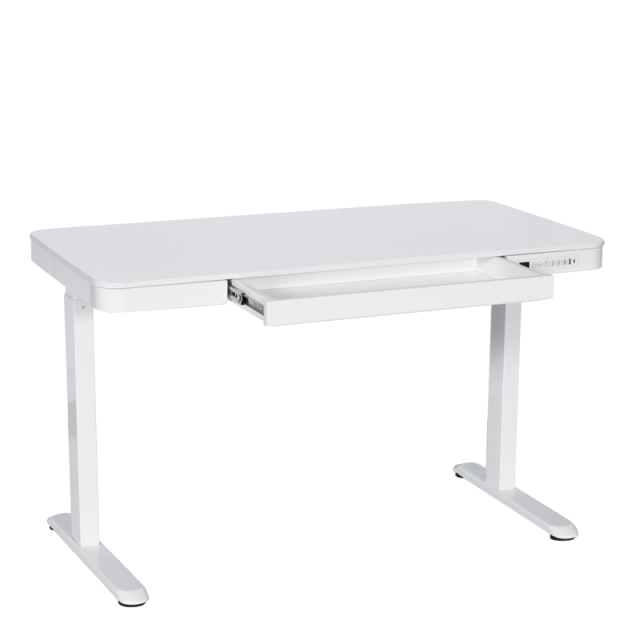 Εργονομικό ρυθμιζόμενο γραφείο Carmen CR-118 E - 140 cm - λευκό