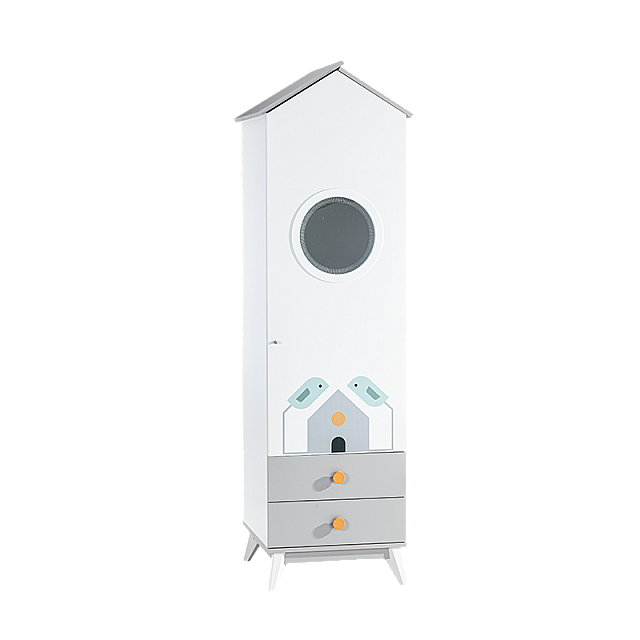 Ντουλάπα μονή πτέρυγα BIRD HOUSE