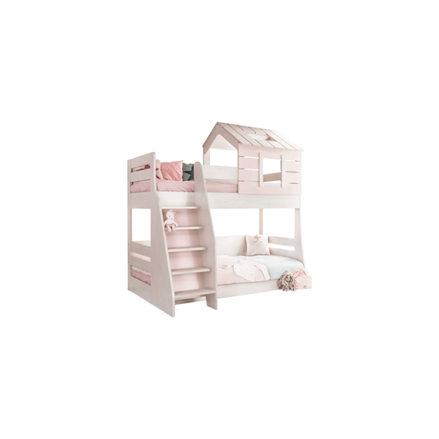 Κουκέτα για παιδιά PINK HOUSE - αριστερά