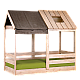 Μοντεσσοριανό σπίτι κρεβάτι MY HOUSE 100 x 200